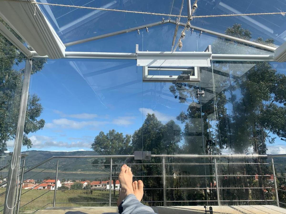 Hotel Glamping Cristal Guatavita Esterno foto