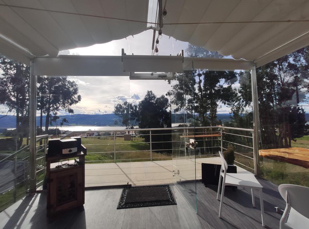 Hotel Glamping Cristal Guatavita Esterno foto