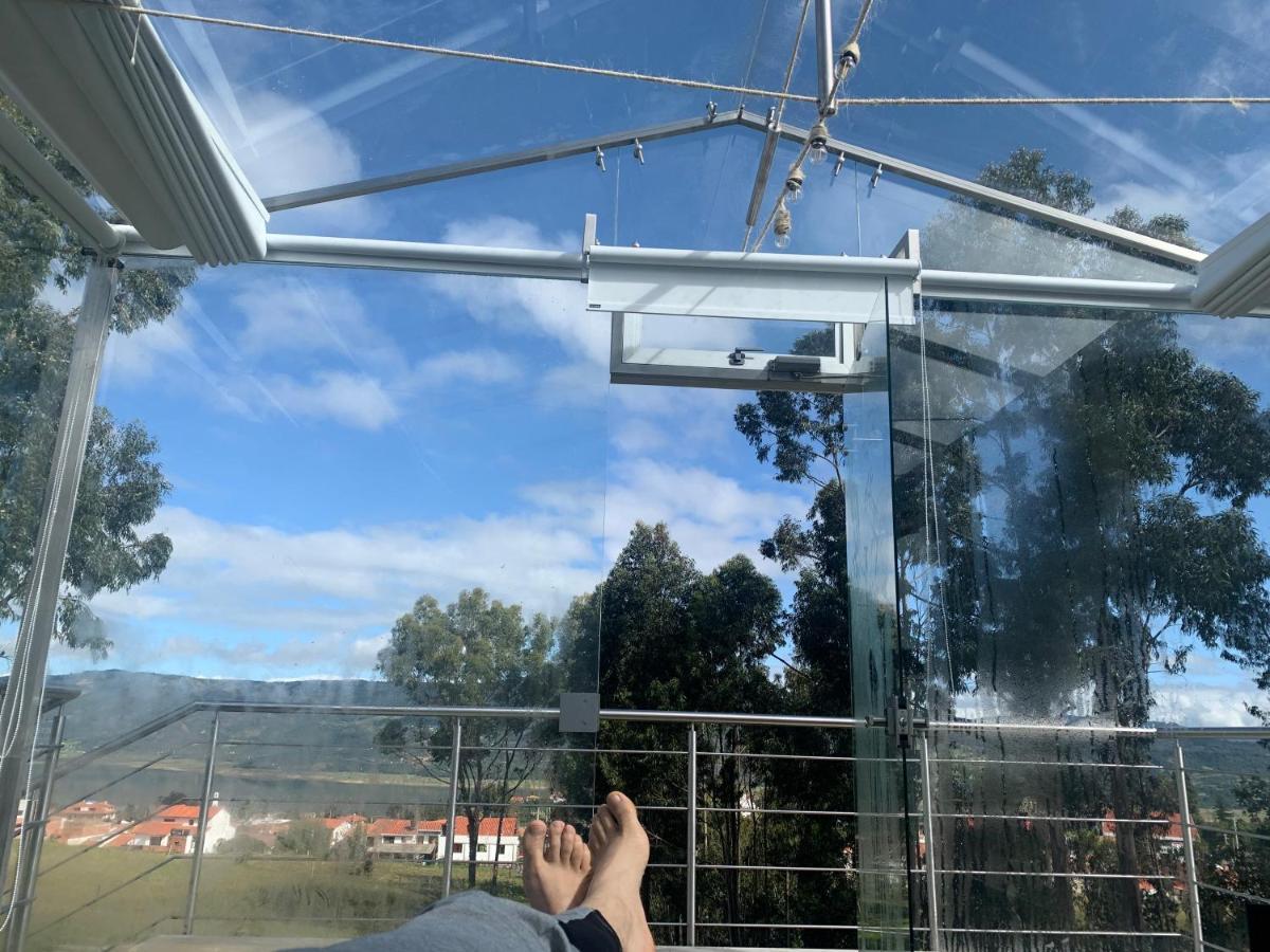Hotel Glamping Cristal Guatavita Esterno foto