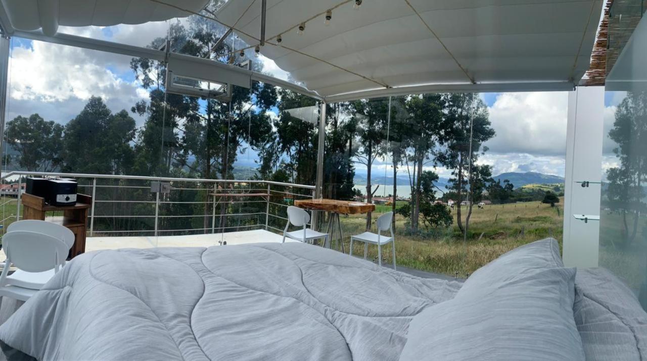 Hotel Glamping Cristal Guatavita Esterno foto
