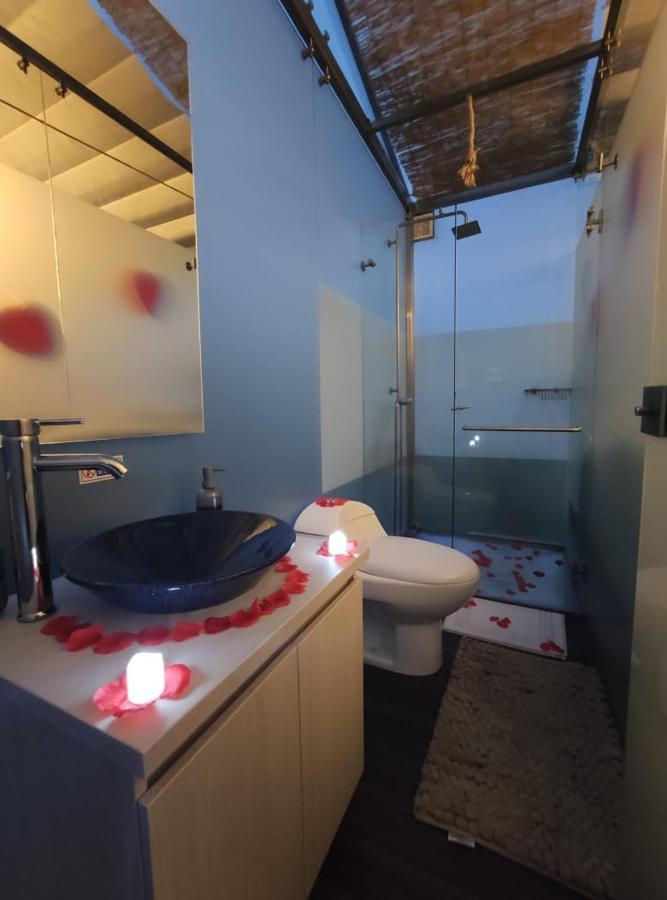 Hotel Glamping Cristal Guatavita Esterno foto