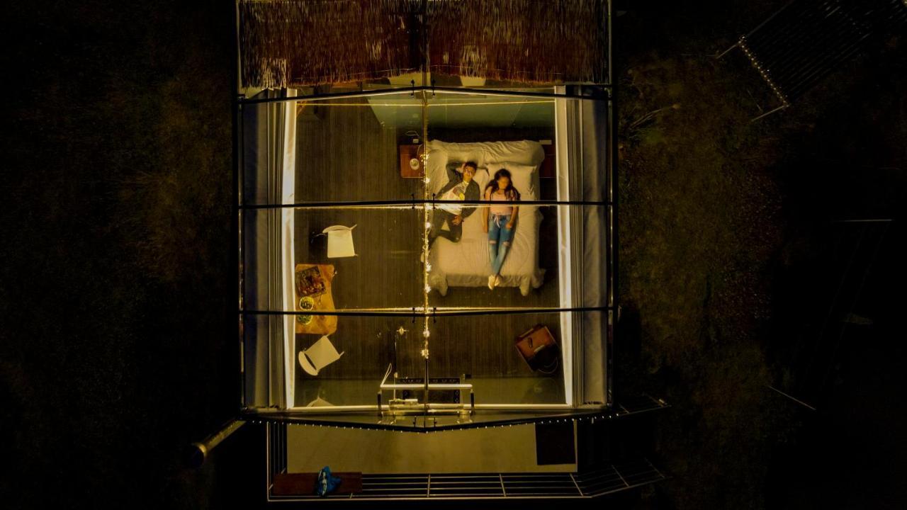 Hotel Glamping Cristal Guatavita Esterno foto