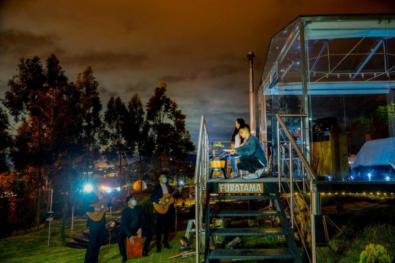 Hotel Glamping Cristal Guatavita Esterno foto