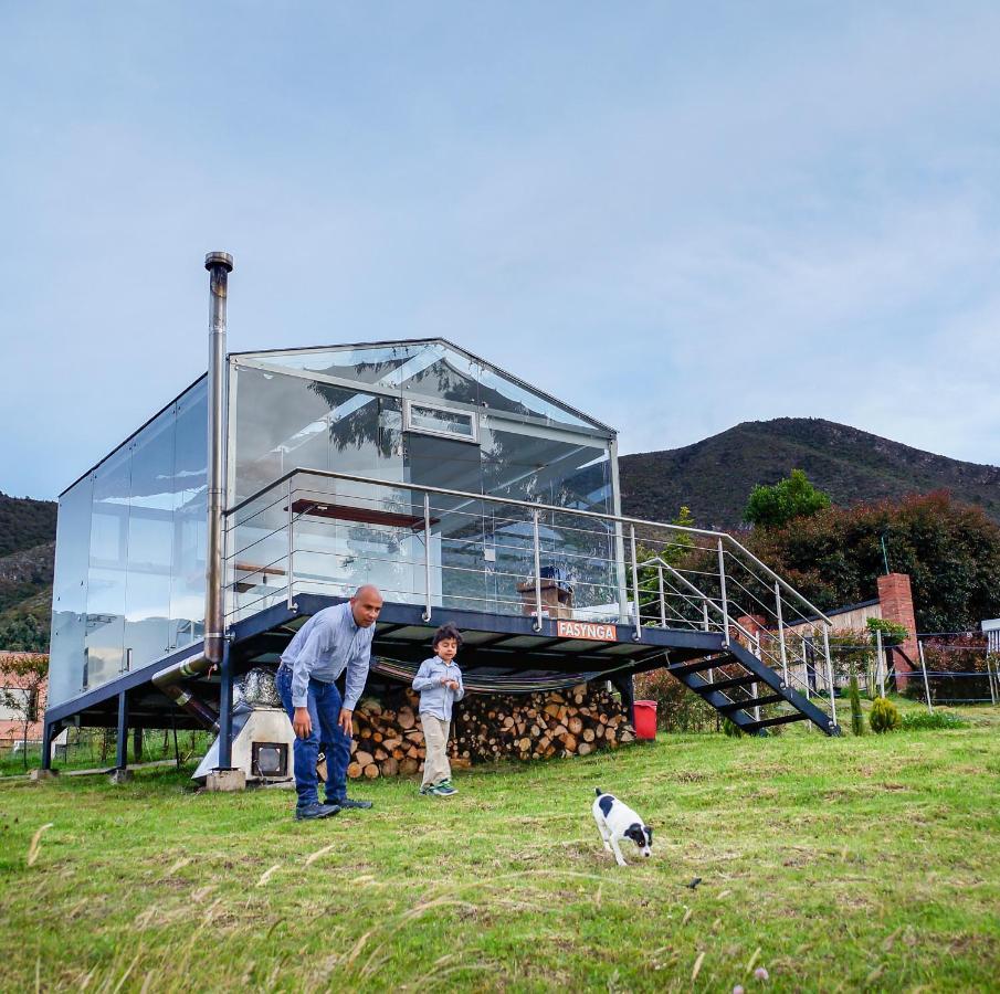 Hotel Glamping Cristal Guatavita Esterno foto